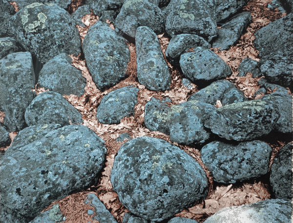 Blue Boulders by Judy Gouin