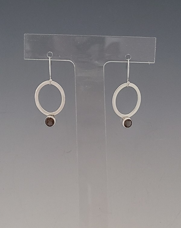 Smoky Quartz Earrings by Susan Baez