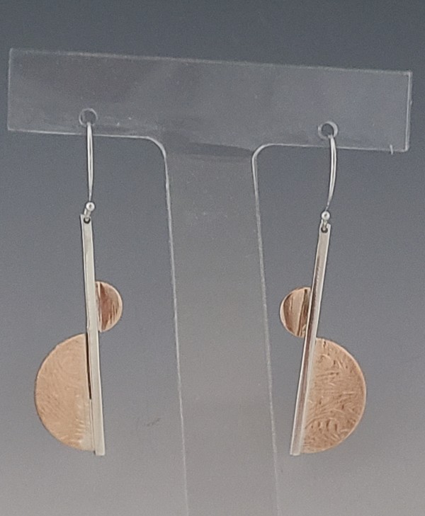 Half Disk Earrings by Susan Baez