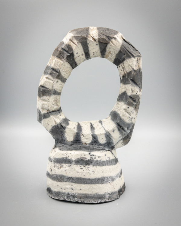 Raku Ring - 21 by Chris Heck