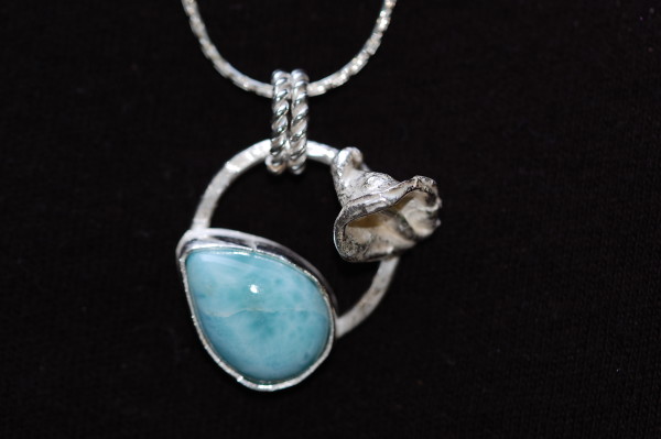 Larimar Necklace by Susan Baez