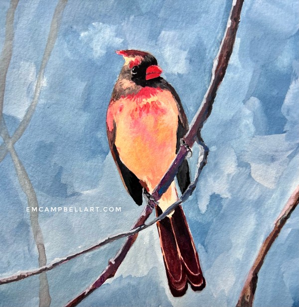 Female Cardinal by Em Campbell