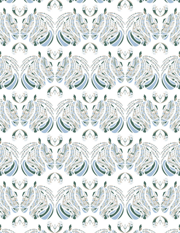 Horse Tribal (Illustration Pattern Repeat)