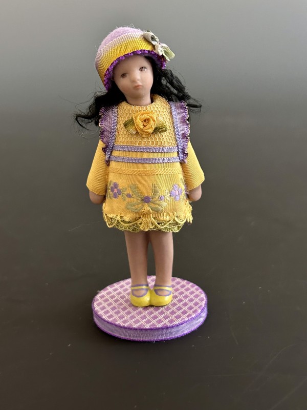 Sweetie Pie / Yellow & Lavender by Stephanie Blythe