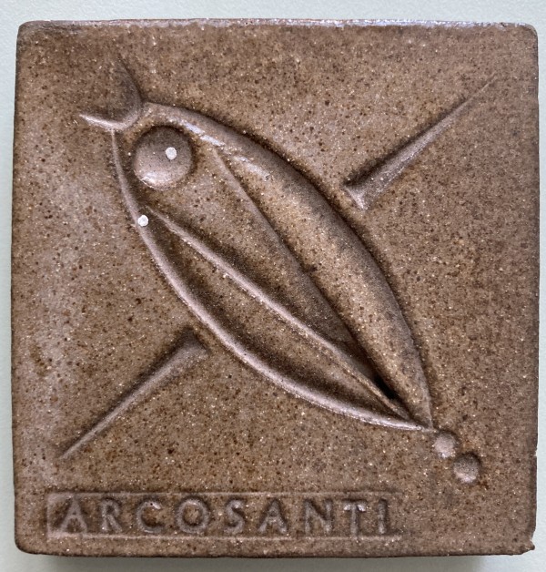 ceramic tile by Paolo Soleri