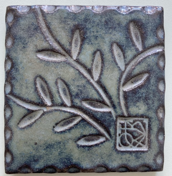 ceramic tile by Paolo Soleri