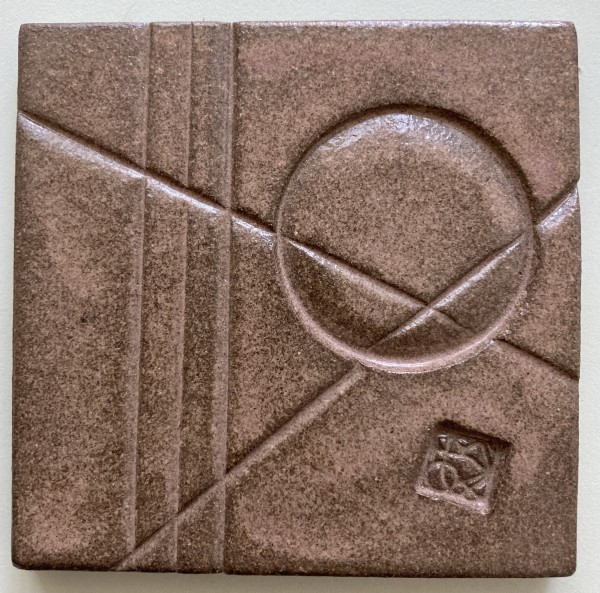 ceramic tile by Paolo Soleri