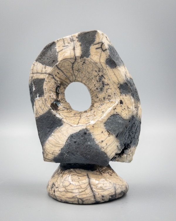 Raku Sculpture - 122 by Chris Heck