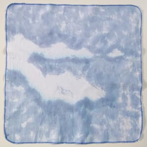 Cloud dyed napkins #1 by Savannah Jubic