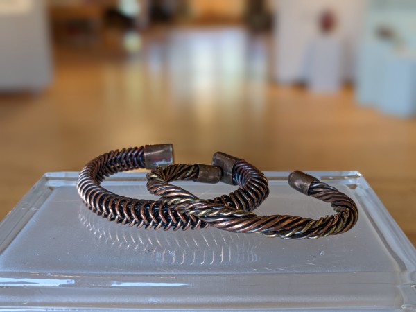 Braided Copper Cuff Bracelets by Therese Miskulin