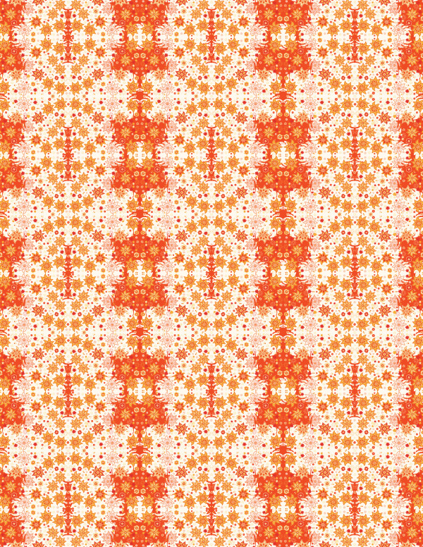 Retro Flower Power (Illustration Pattern Repeat)