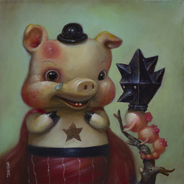 The flying pig by Jesús Aguado