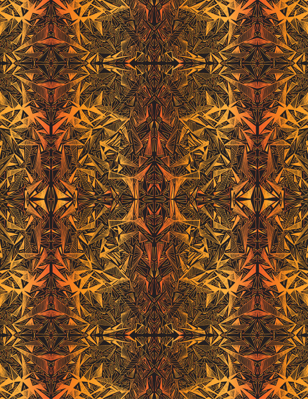 Triangle Tribal (Illustration Pattern Repeat)