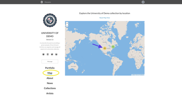 Feature Release: Interactive Map View of Your Art Collection